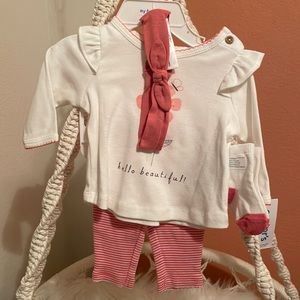 Baby girl two piece outfit. Brand new